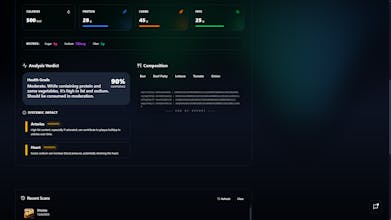 AI Health - Smart Nutrition Analysis gallery image