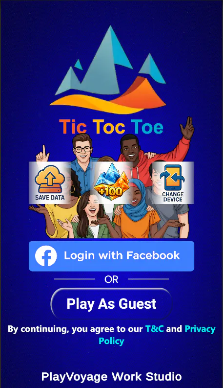 PlayVoyage Tic Tac Toe Online 제품 배너