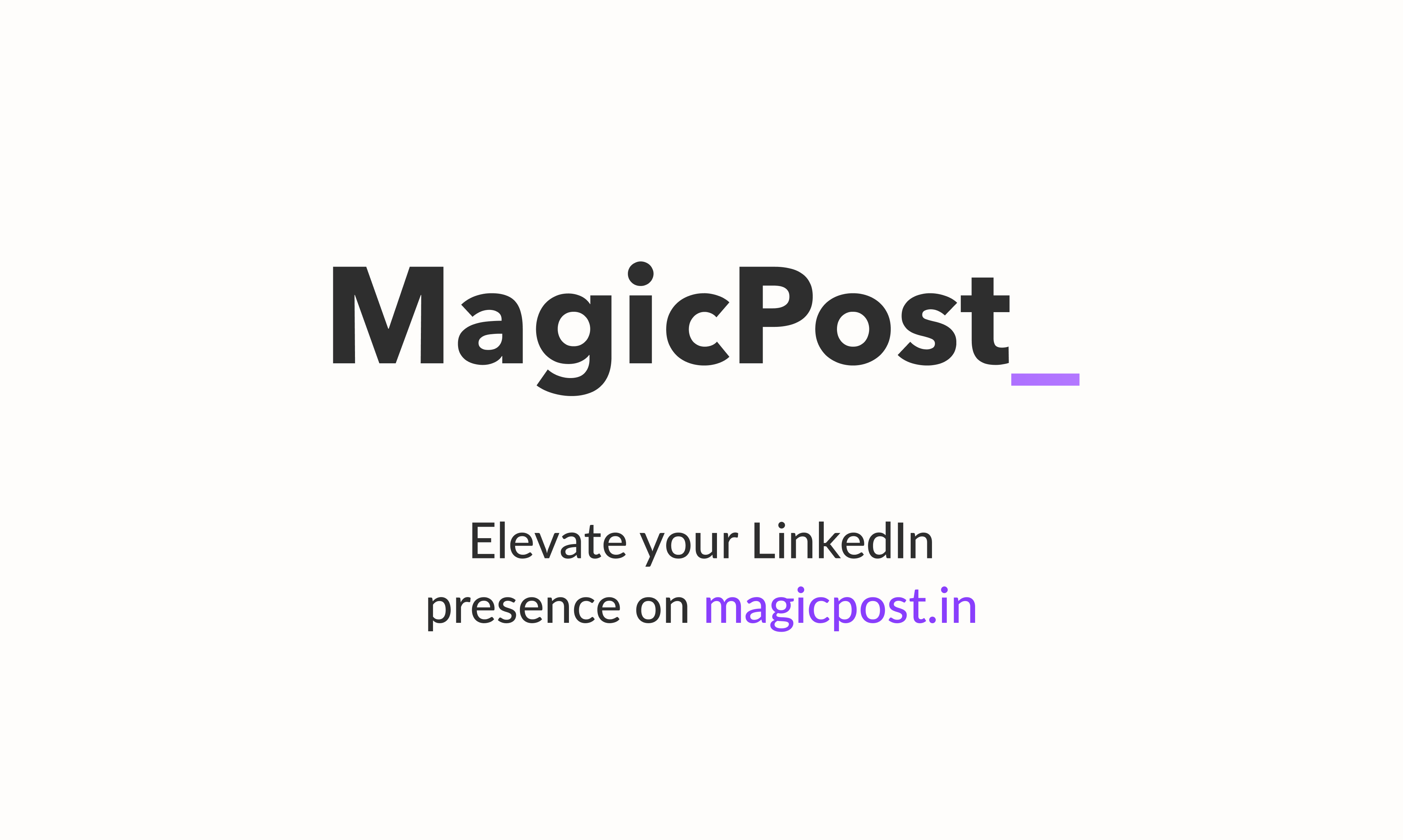 startuptile MagicPost-Your AI to craft standout LinkedIn posts.