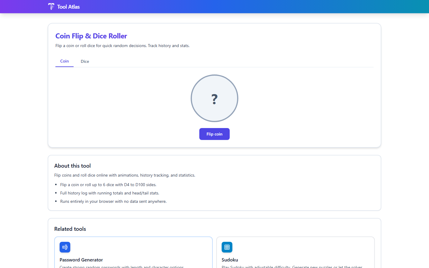 Tool Atlas: Free Online Toolbox gallery image