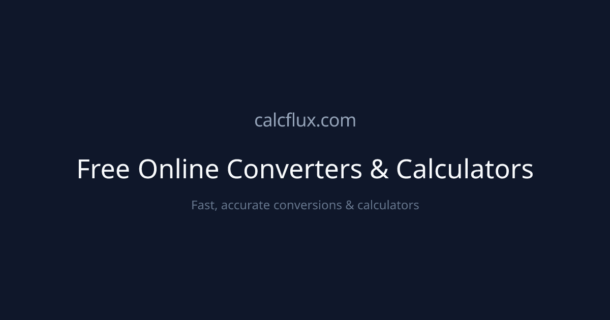 Calcflux gallery image