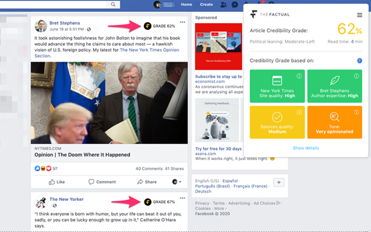 The Factual (Chrome extension) gallery image