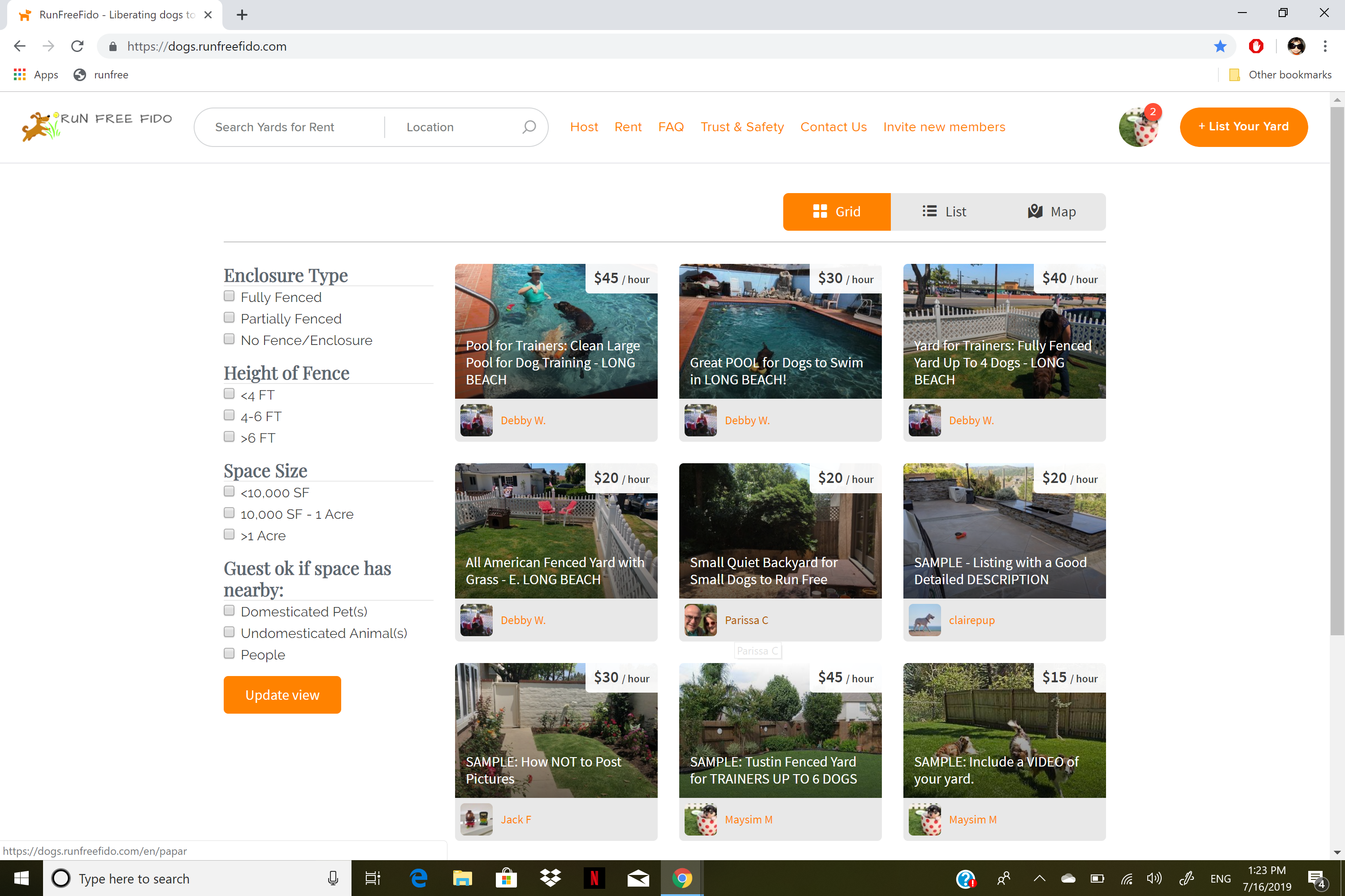 RunFreeFido gallery image