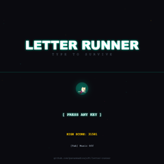 Letter Runner