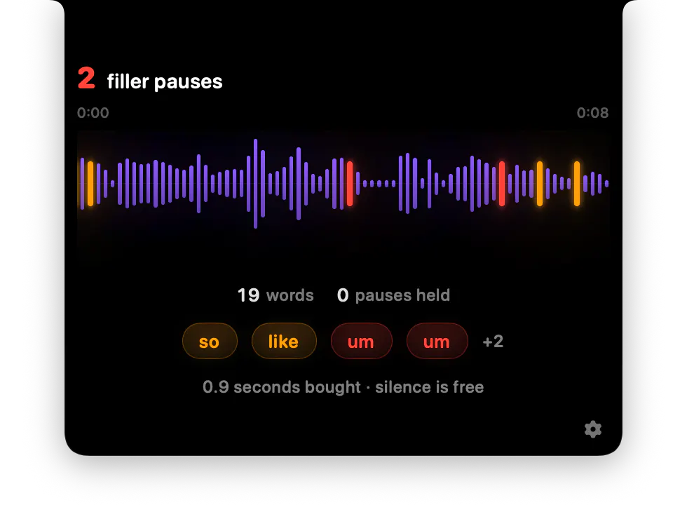 Loorq · The speech coach on your Mac gallery image