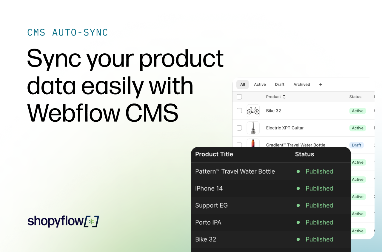 shopyflow - 웹 플로우에 헤드리스 Shopify 매장을 구축하십시오 미디어 3