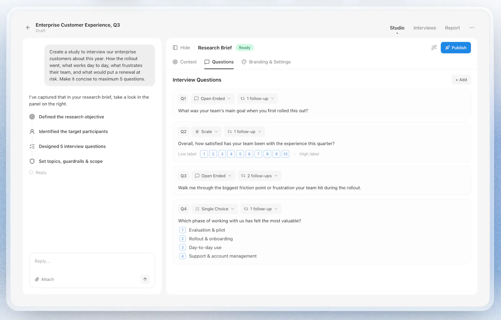 Koji AI-Native Research Platform screenshot 2