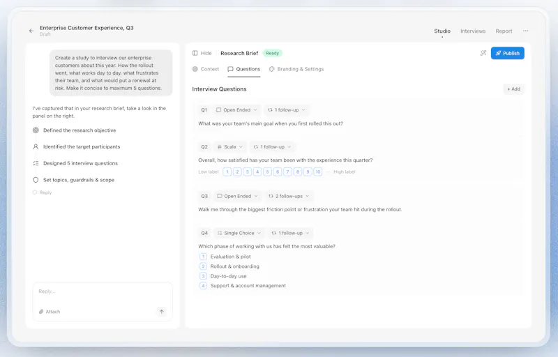 Koji AI-Native Research Platform screenshot 2