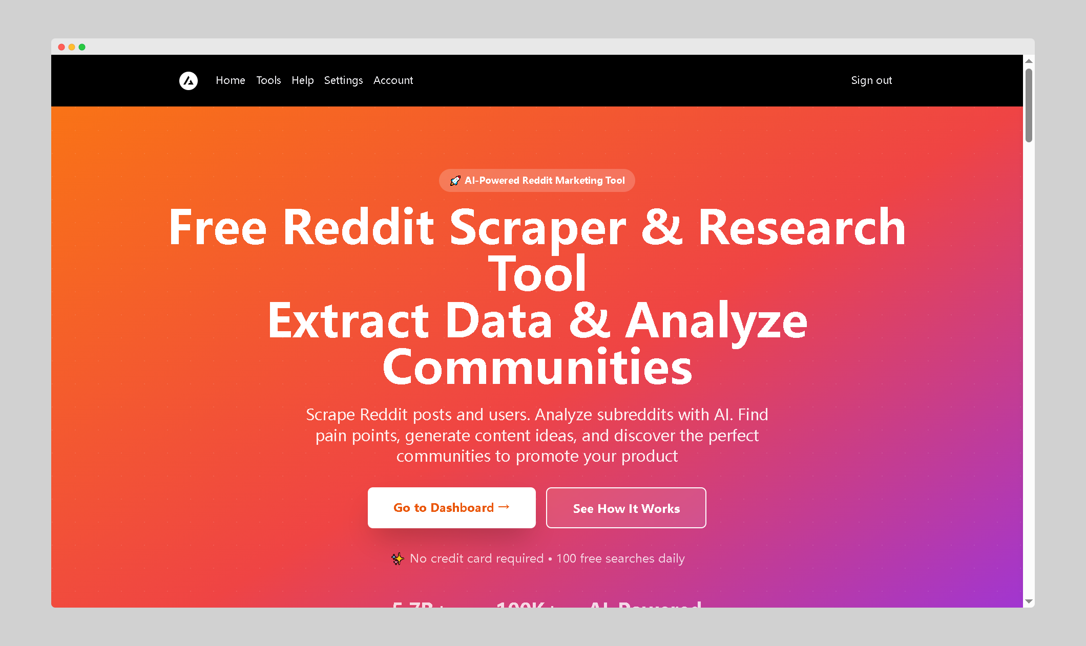Reddit Toolbox - Main product screenshot demonstrating key features and user interface