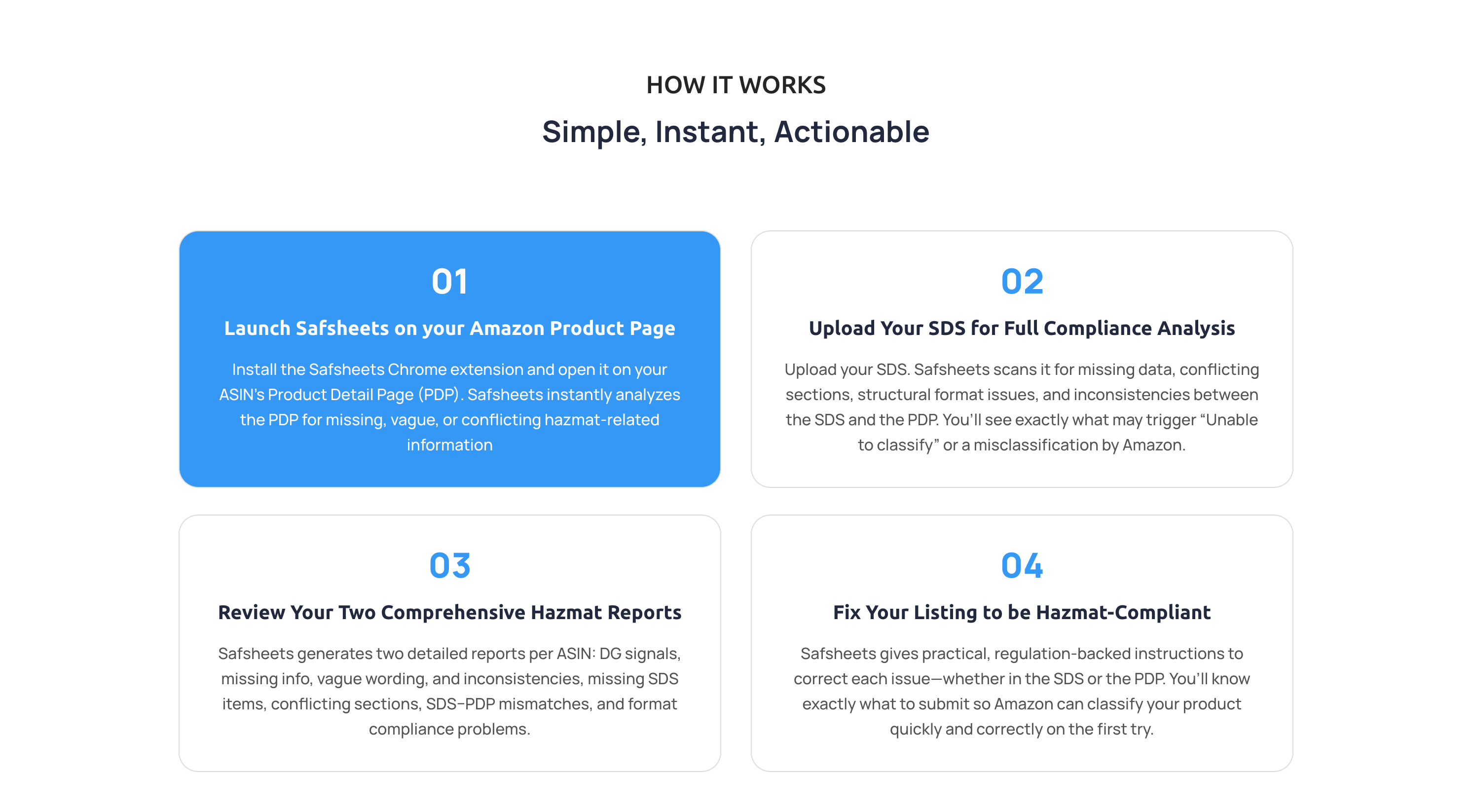 Safsheets - Screenshot 5 showing product features and functionality