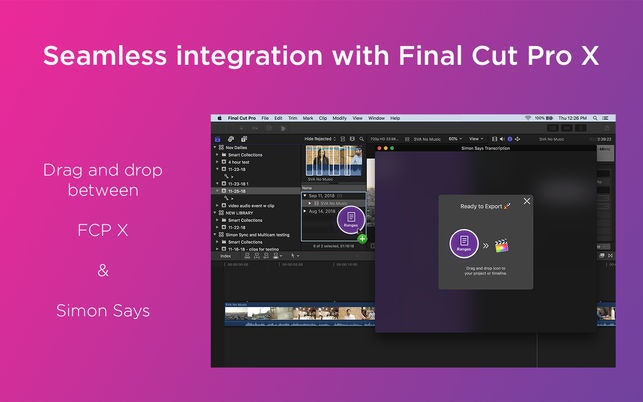 Simon Says Mac App / Final Cut Pro X Ext gallery image