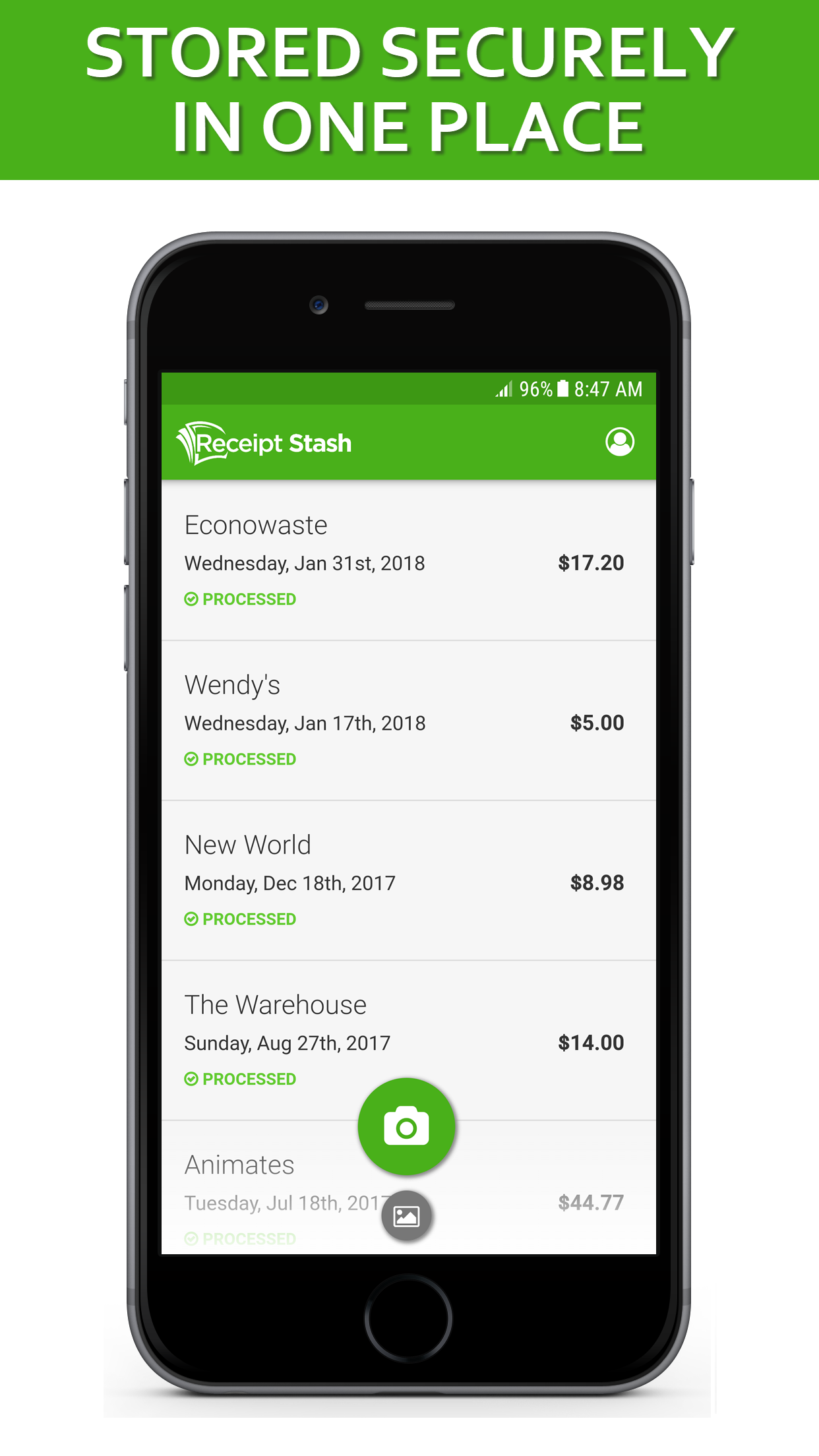 Receipt Stash gallery image