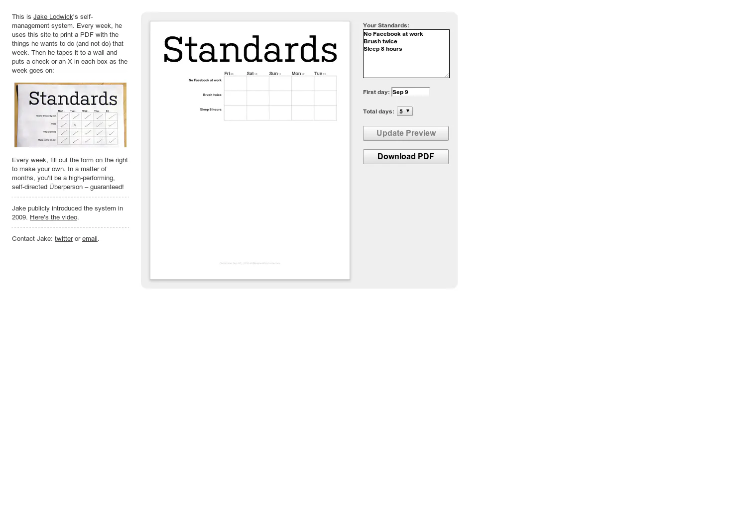 Standards