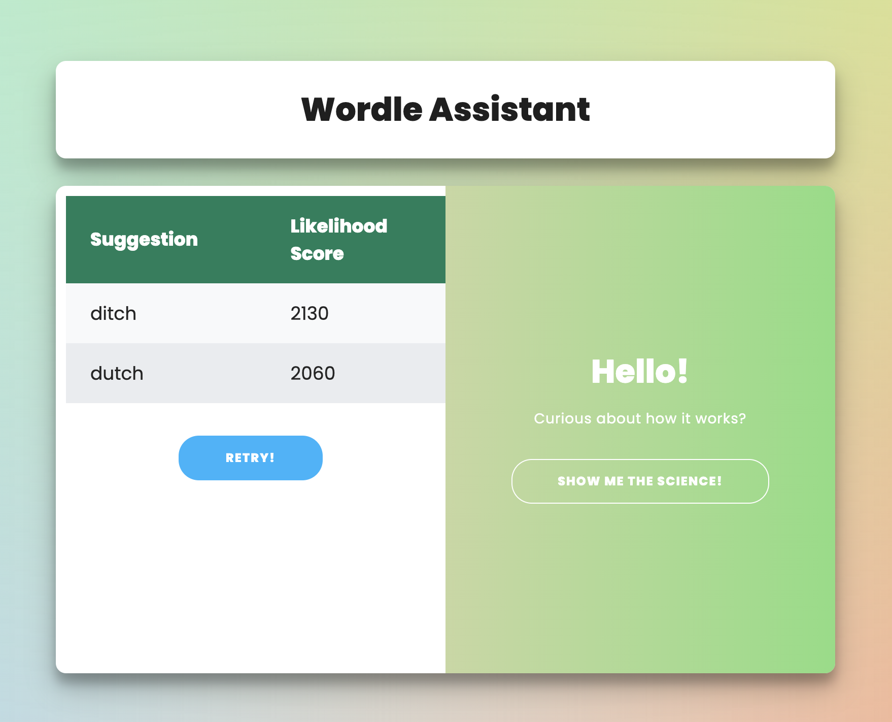 Wordle-Assistant gallery image