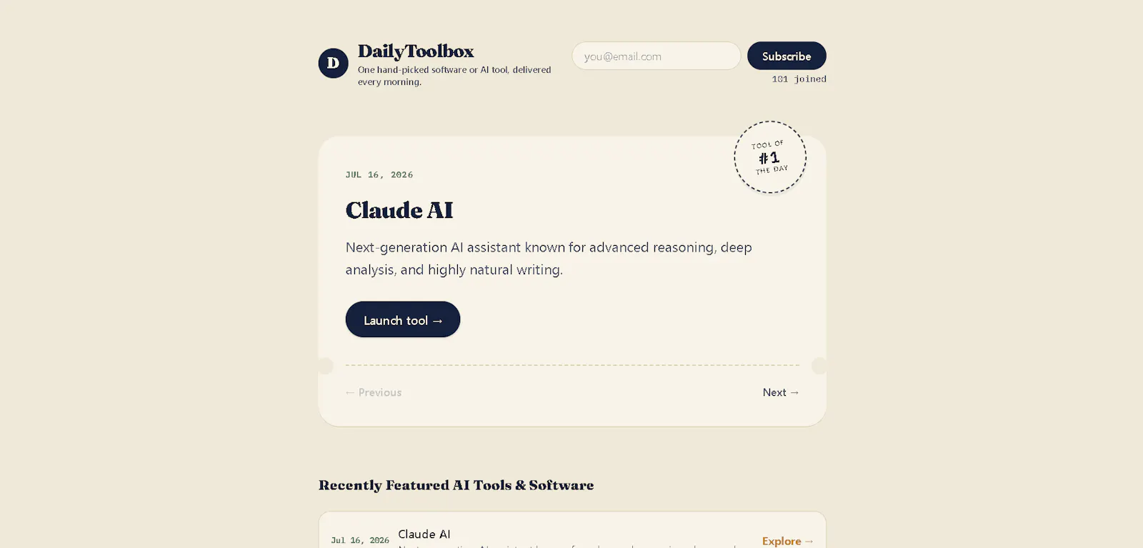 DailyToolbox screenshot 1
