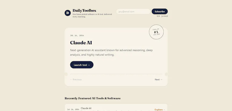 DailyToolbox screenshot 1