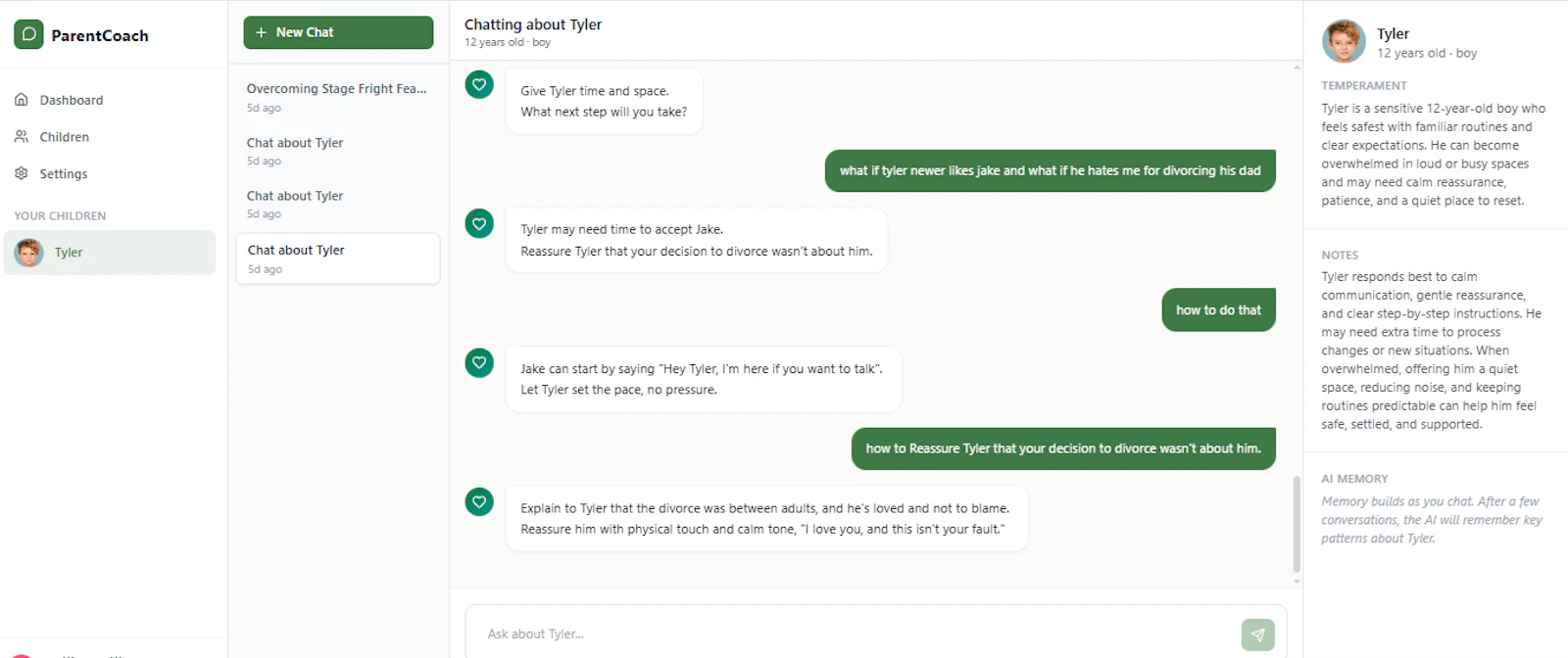 ParentCoach screenshot 1