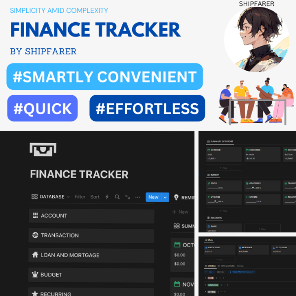 MINIMALIST FINANCE TRACKER