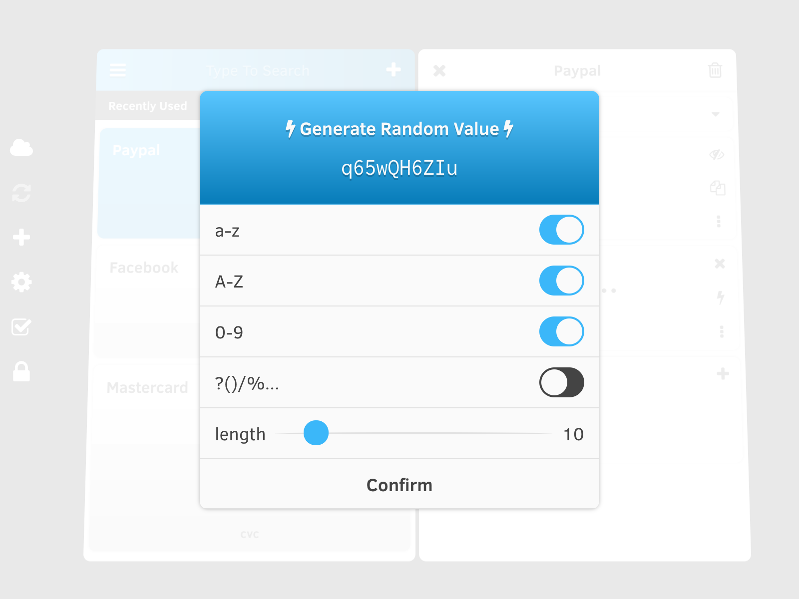 padlock password manager