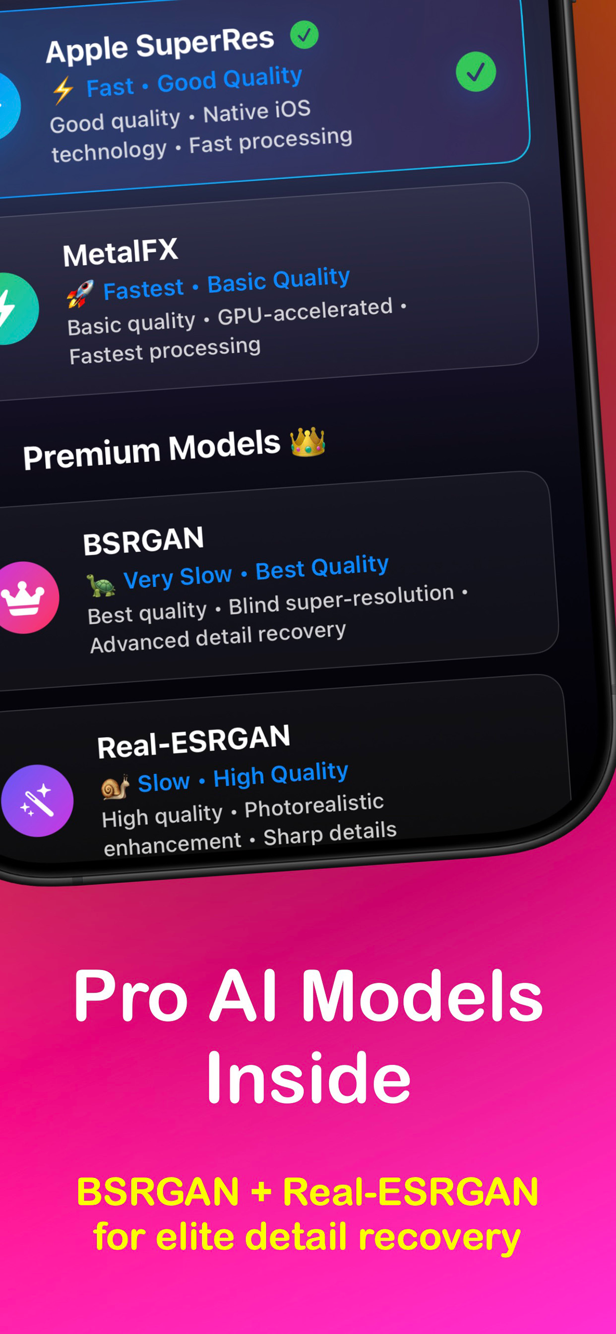 Video Upscaler 16K & Converter for iOS gallery image