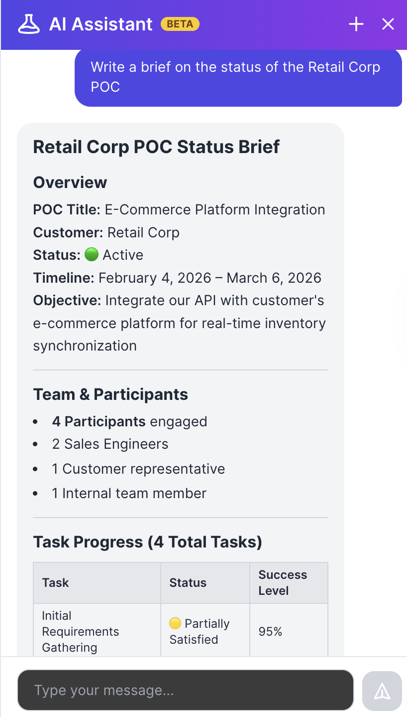Transform Your POC Process Into Revenue - Screenshot 2 showing product features and functionality