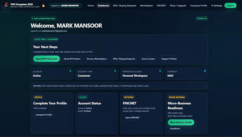 FINC Ecosystem 2026 screenshot 7
