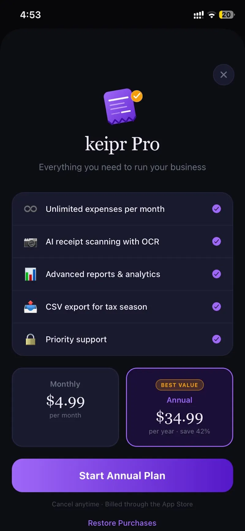 Keipr screenshot 4