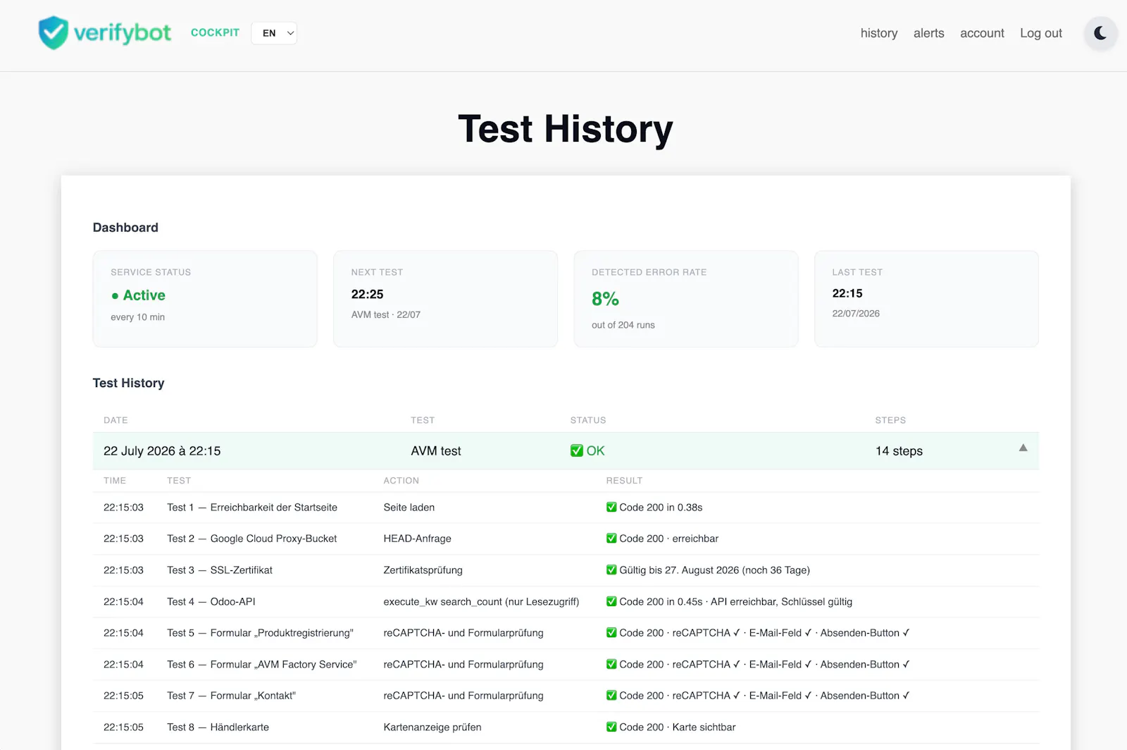 VerifyBot screenshot 2