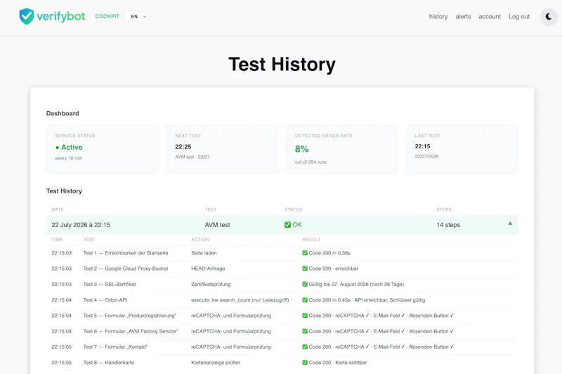VerifyBot screenshot 2