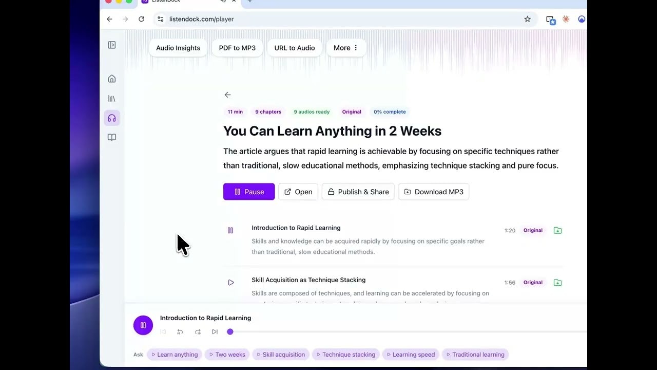 ListenDock gallery image