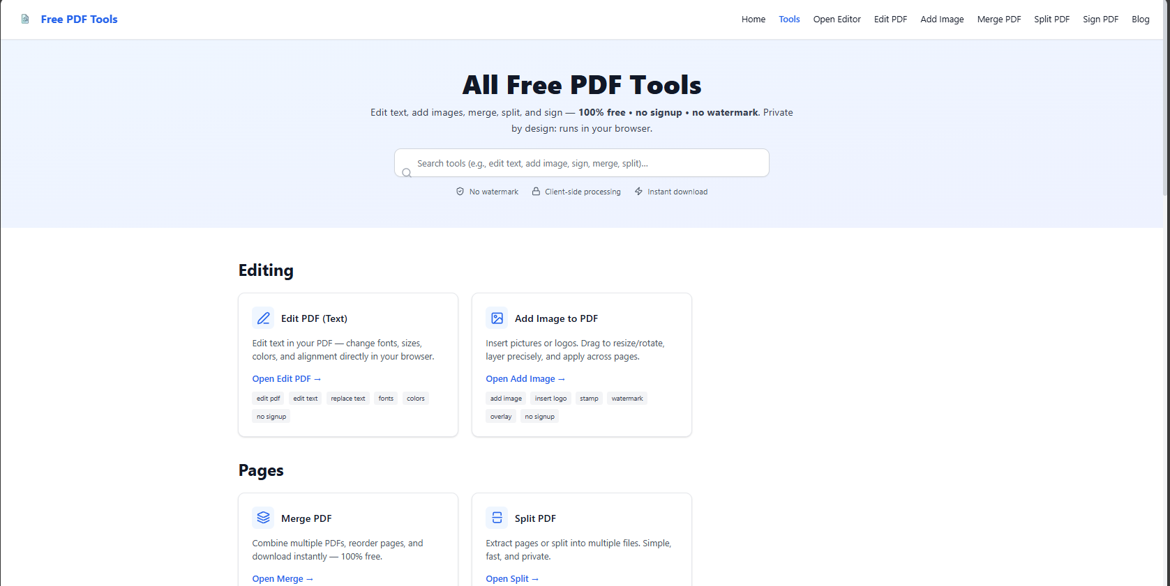 TechRex Free PDF Editor gallery image