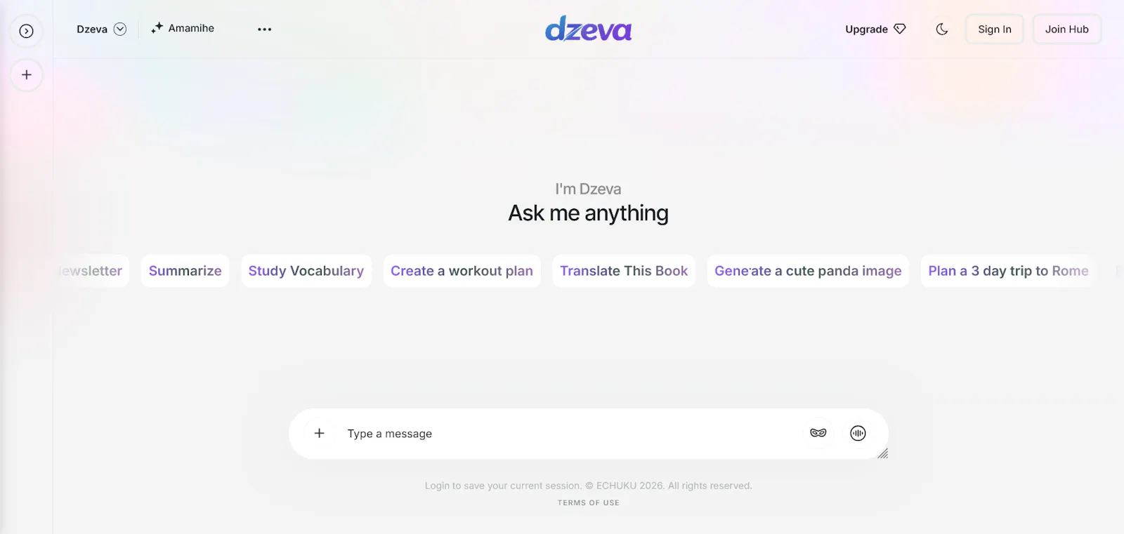 DZEVA screenshot 2