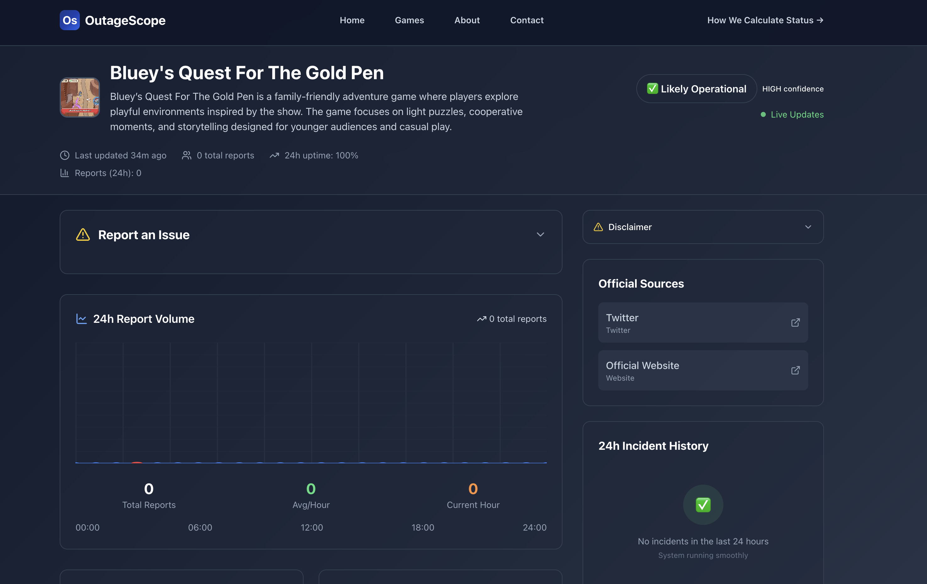 OutageScope - Screenshot 2 showing product features and functionality