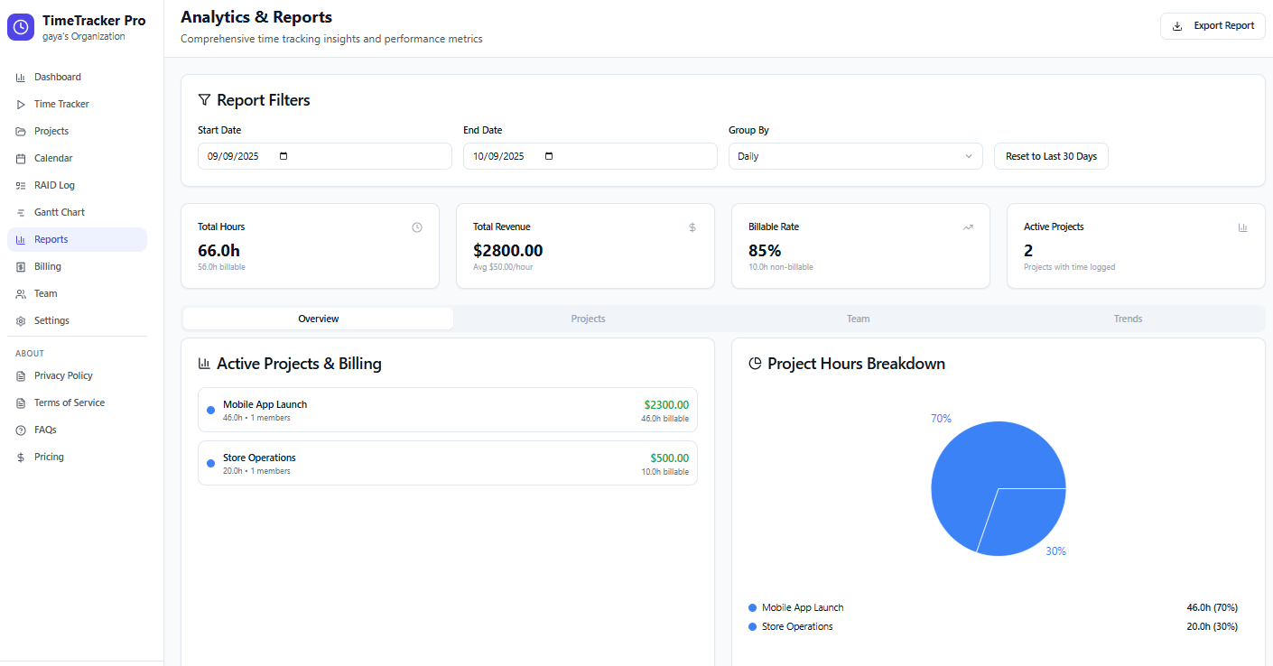 TimeTracker Pro gallery image