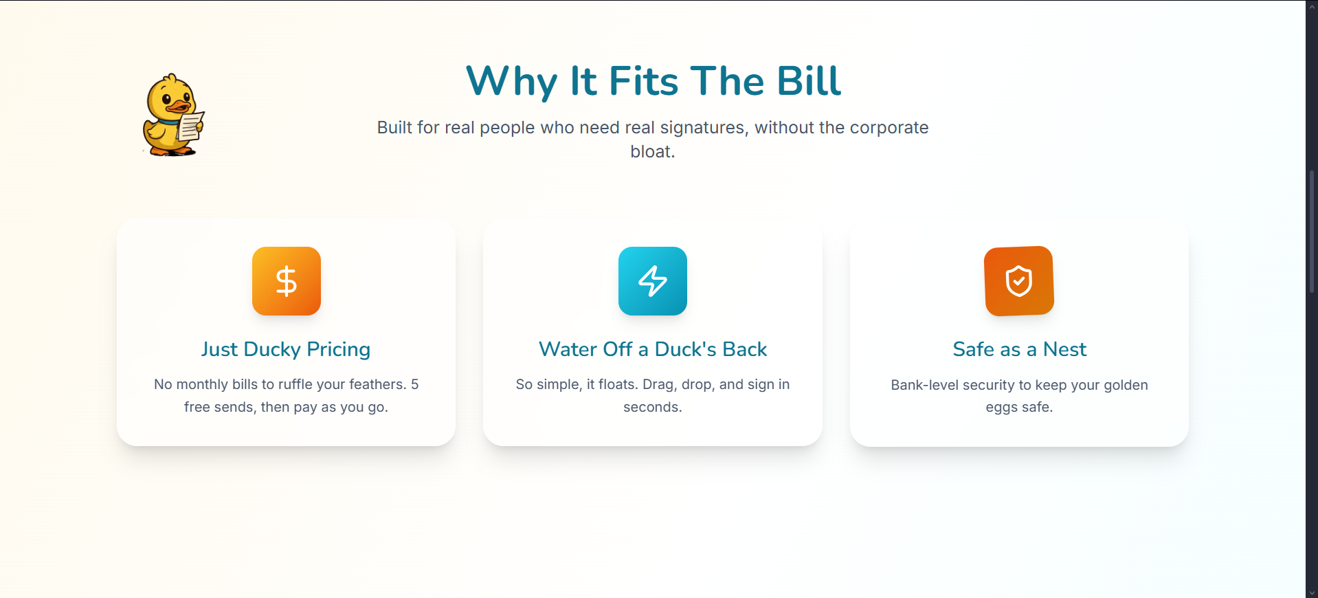 Duck Duck Sign! gallery image