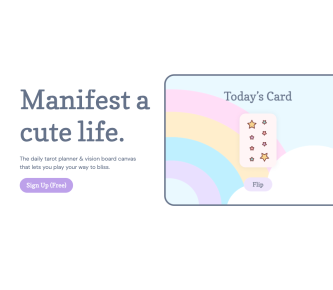 Media Tarot dễ thương - Hàng ngày Tarot Planner & Tầm nhìn Hội đồng Tầm nhìn để biểu hiện 2