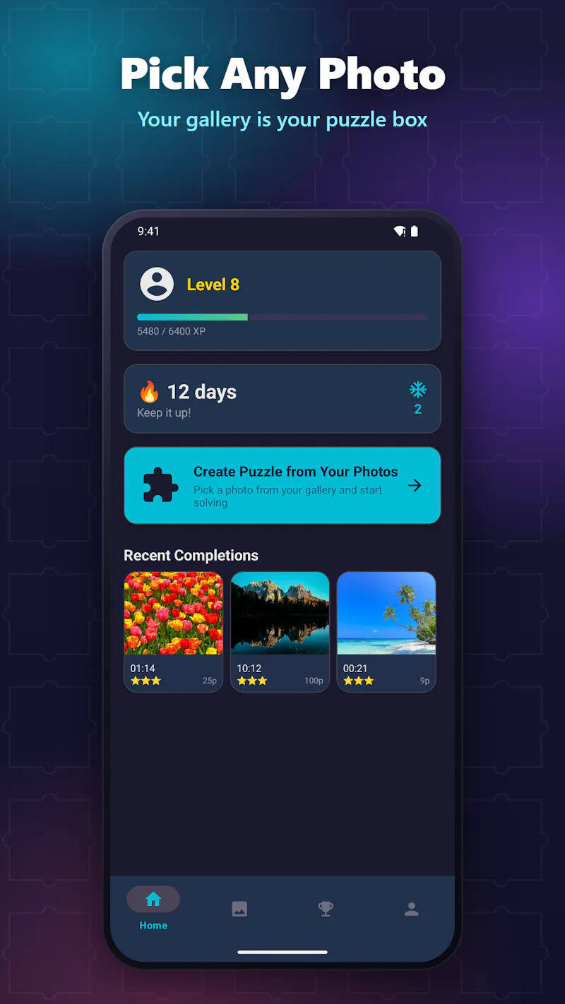 Puzzory - Jigsaw Puzzle Maker screenshot 2