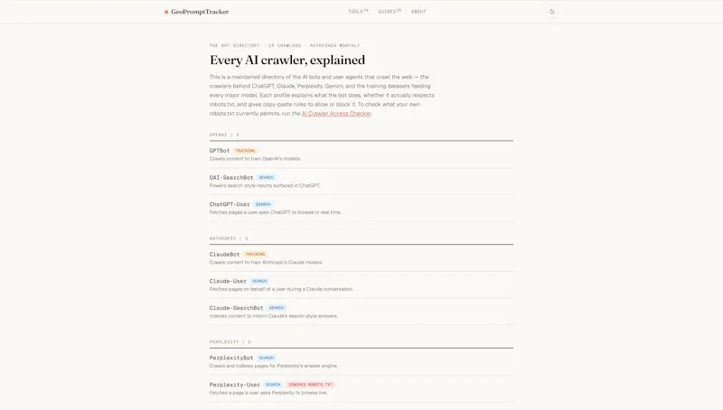 GeoPromptTracker screenshot 2