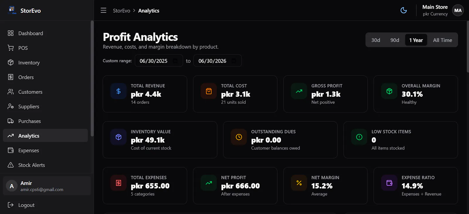 StorEvo screenshot 4