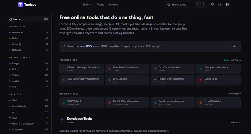 Toolsvu screenshot 2