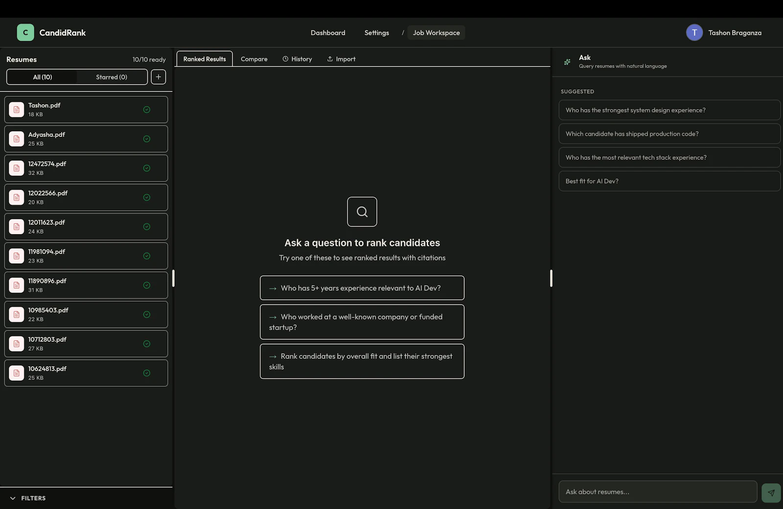 CandidRank screenshot 3