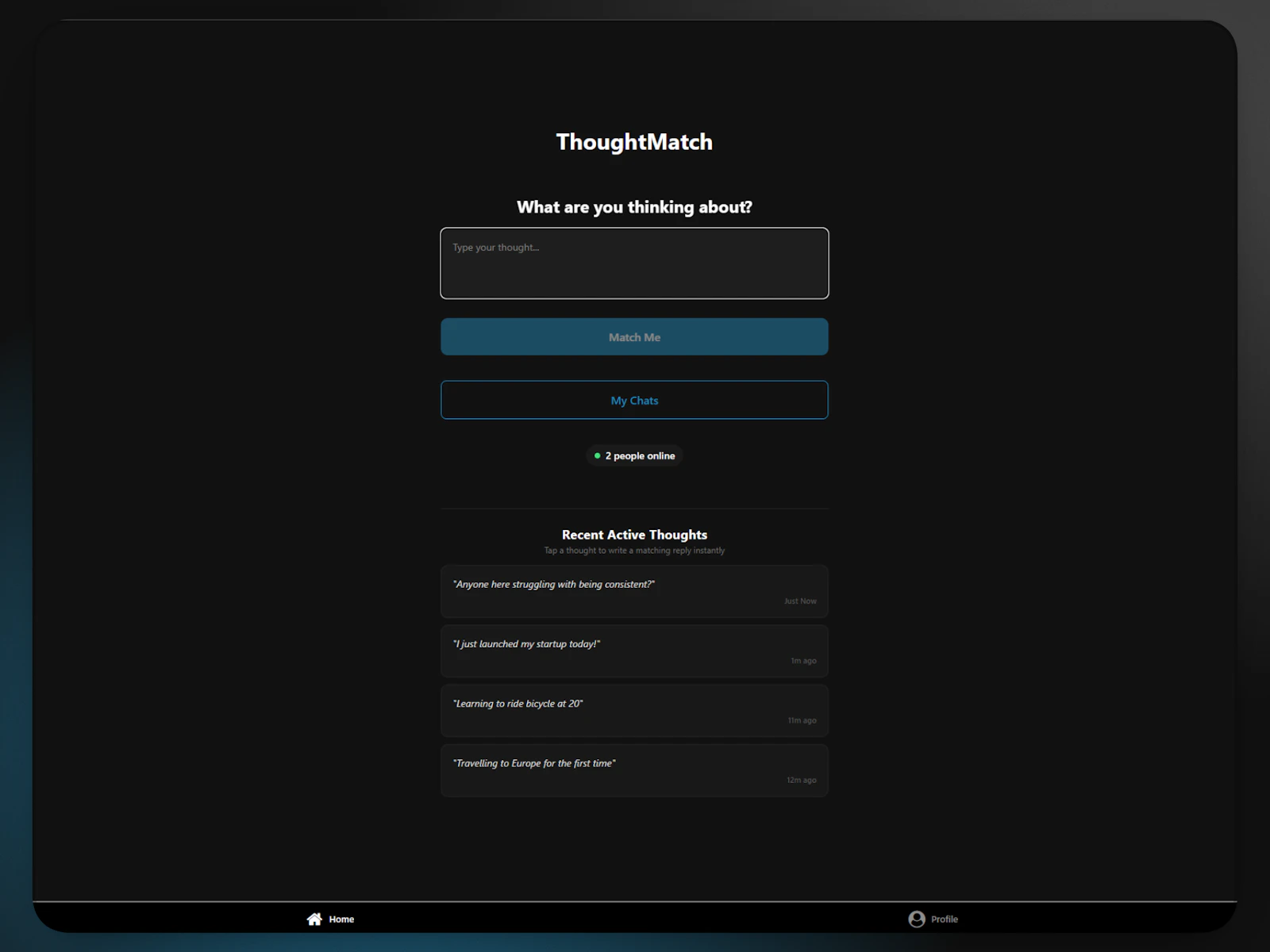 ThoughtMatch screenshot 2