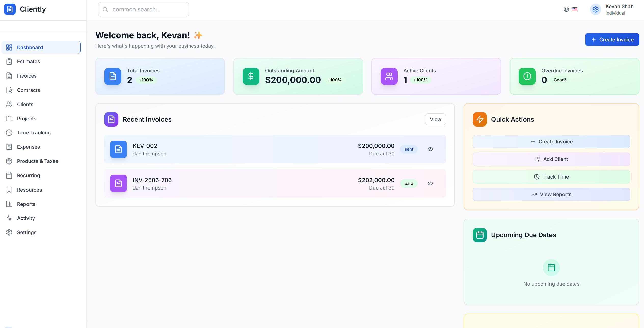 Cliently gallery image