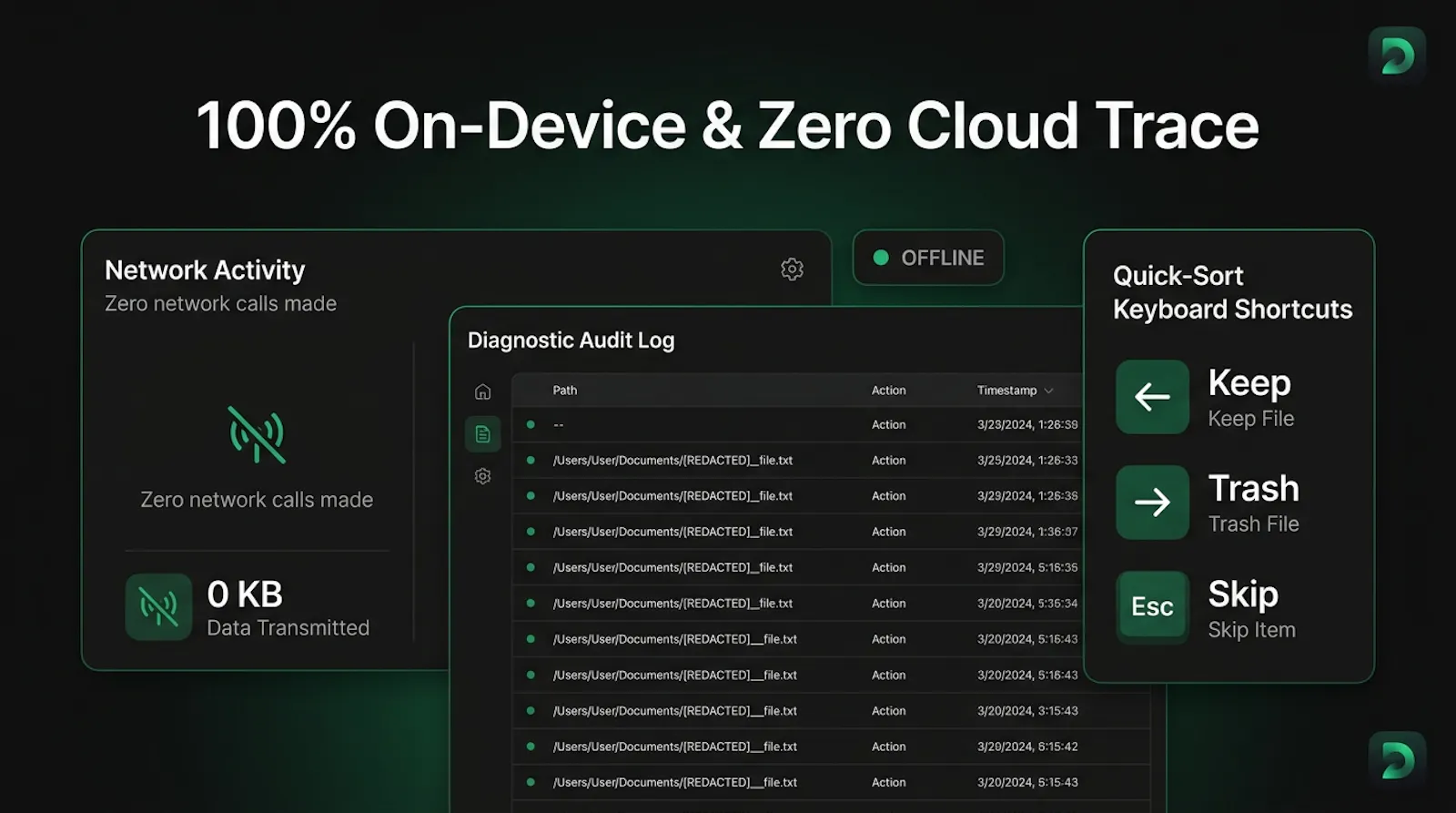 Delune — Local Privacy Cleanup screenshot 3