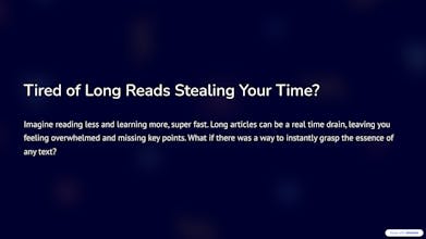 DeepScan Article Summarizer AI Extension gallery image