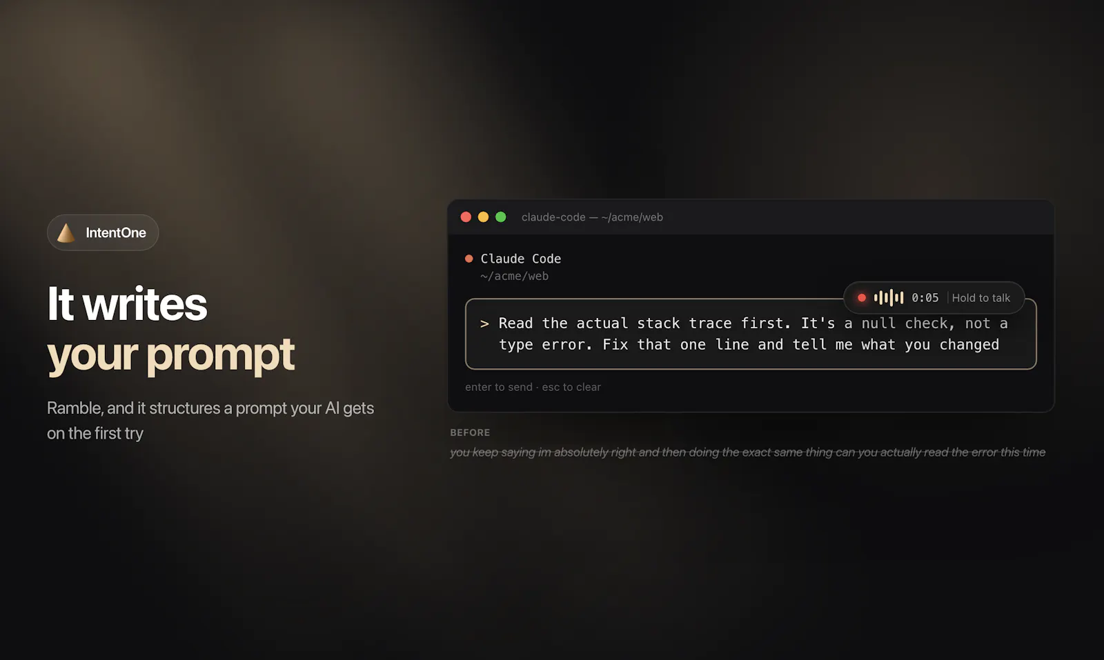IntentOne screenshot 5