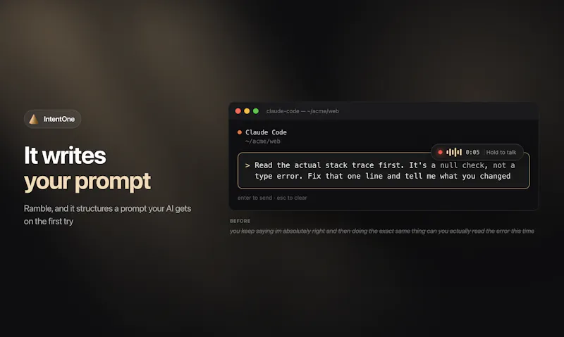 IntentOne screenshot 5