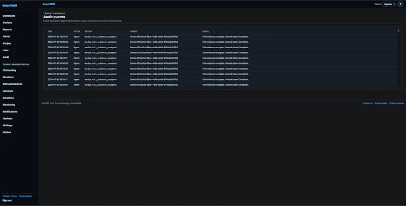 Snipe RMM screenshot 5