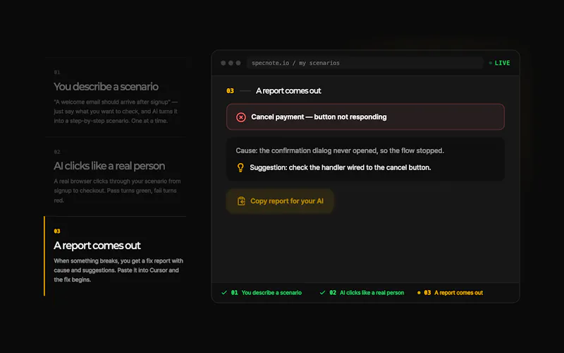 Specnote screenshot 4
