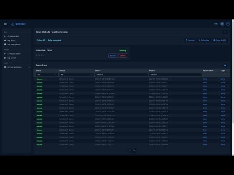 startuptile BotFleet-Deploy Python bots in the cloud with data storage support